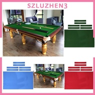 [Szluzhen3] 9ft Durable Worsted Pool Table Cloth 9x5ft Billiard Felt + Cushion Strips