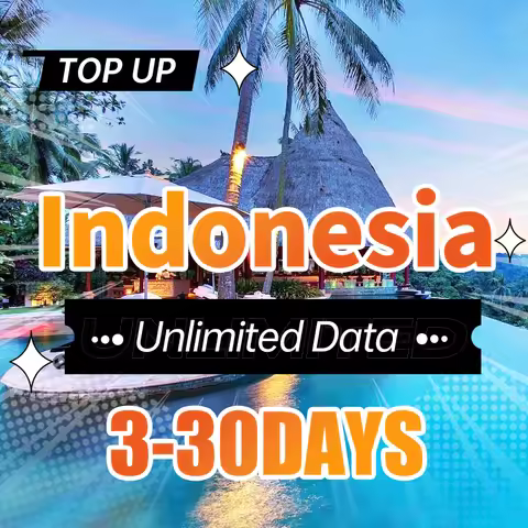 Indonesia PrePaid sim cards Bali travel unlimited Internet card 3-30days 4G LTE Postpaid SIM support