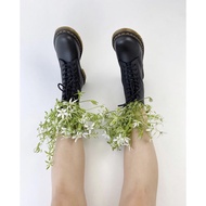 Women's black high-top Dr Marten Boots