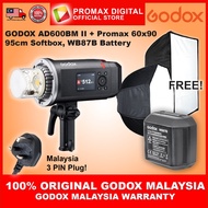 GODOX AD600BMII WITH WB87B BATTERY LANTERN OCTA 95cm 60x90cm Softbox AD600BM II AD600BM 2