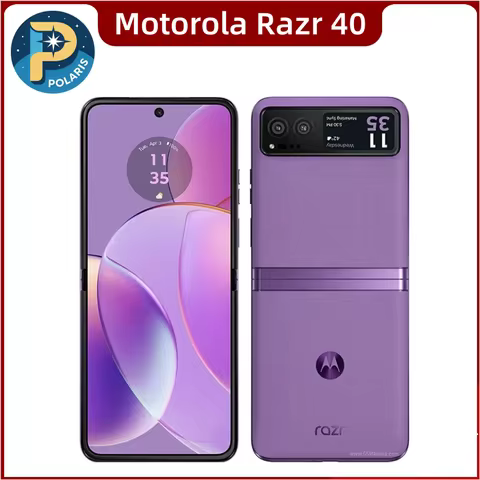Original Motorola Moto Razr 40 5G (2023) XT2323 8GB+128GB ROM 1 Sim+1 eSim Virtually New Unlocked Fl