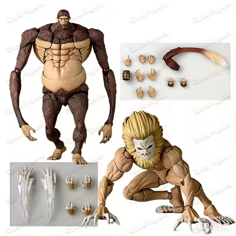 KAIYODO Revoltech AMAZING YAMAGUCHI Attack on Titan Beast Titan Jaw Titan Action Figures Model Colle