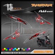 TRANSPARENT Striping ADDRESS FTHP01 Sticker Variations Sticker list body motor ADDRESS Code FTHP02