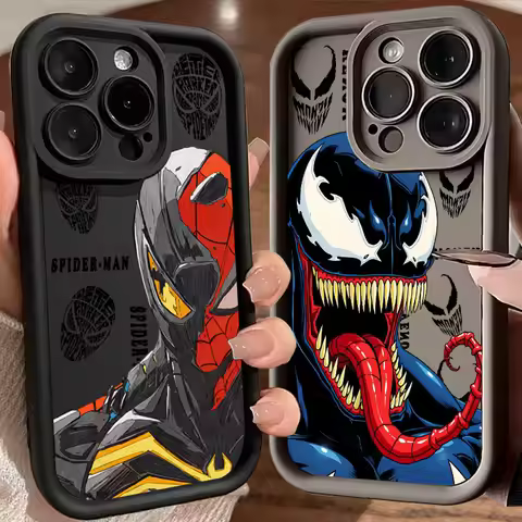 Marvels Spiderman Venom Phone Case for Motorola Moto Edge G15 G24 50 G35 G05 G34 E14 G75 G PLAY G85 