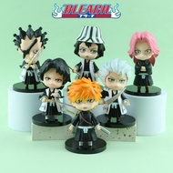 Bleach Ichigo Kurosaki Toshiro Hitsugaya Kisuke Urahara Kenpachi Zaraki Sosuke Aizen Mini Figure Dec
