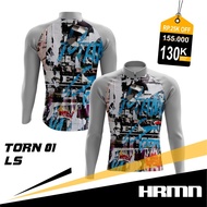 Road Bike Jersey Roadbike Jersey/ - HRMN TORN 01 LS