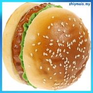 Burger Prop and Dish Plate Bread Artificial Fake Hamburger Props Simulation Food  zhiymais