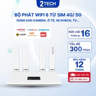 Wifi 6 Sim Data Router R611C R611V - High Speed 300Mbps - 4 Real Antennas - Vietnamese interface [R6