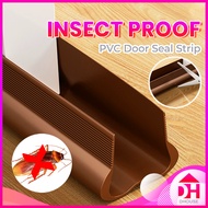 Seal Strip Stick Snug Fit PVC Door Dust Insect Block Noise Reduction Soundproof Penutup Bawah Pintu