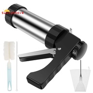Churrera Churro Maker Machine Stainless Steel Churro Maker Kit with 3 Different Tips Piping Nozzle H