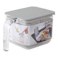 MARNA 調味料罐寬口 約600mL K775 1入（灰色）