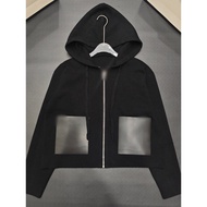 B3O5 Low Price Fall Hooded Knit Cardigan with Embossed Detail