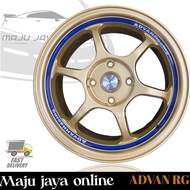 ADVAN RG1 NEW SPORT RIM 15X7 4H100 & 4H114 WHEELS (1 SET)