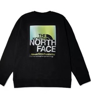 NORTH FACE Beijia MORTHTHE เสื้อกันหนาวผ้าคลุมศีรษะชายและหญิงพิมพ์แขนยาวหลวมคอกลมฤดูใบไม้ร่วงฤดูหนาว