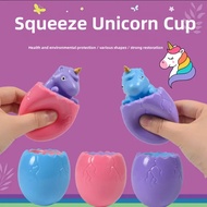 Unicorn Squeeze Toys Stress Relief Toys Unicorn Egg Cups