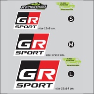 Gr sport logo sticker Reflective sticker, car sticker, gr sport logo sticker