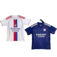 S-XXXXL         Lyon Jersey 2025 2026 Lyonnais New Home Away Fans Issue