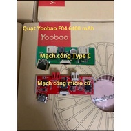 Main circuit replaces Yoobao F04 6400mAh, F8 8000mAh fan