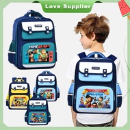 40cm BoboiBoy Beg Sekolah Kanak Kanak Lelaki Bag Boys School Bag Kids Beg Ligetweight 180° Open