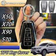 Proton X50 Key Cover X70 Key Shell Proton Smart TPU Key Shell 3/4 Button Keychain