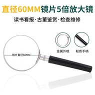 Magnifying Glass Reading 5 Times