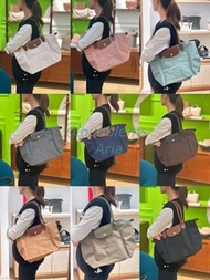 Longchamp 瓏驤 中號餃子包Longchamp瓏驤餃子包尼龍面料+棕色牛