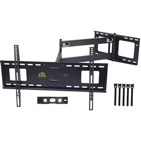 Long Extension TV Mount Full Motion Wall Bracket with 42 inch Long Arm Articulating TV Wall Mount fo