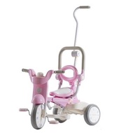 全新 日本 iimo Macaron 馬卡龍 粉紅色 兒童 幼兒 可摺合 三輪車 單車 玩具 小孩 生日 聖誕 聖誕節 百日宴 禮物  Kids Tricycle G bicycle toys bir
