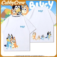 CubbyCrew Brand New Cute Dog Cartoon Printing For Boys and Girls Neck Round Fitted Cotton Tops