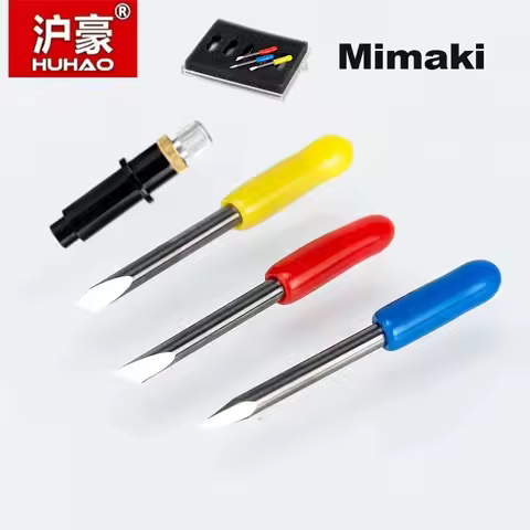HUHAO 5PC/Lot Mimaki Plotter Cutter 30/45/60 Degree Carbide Blades Cutting Plotter Vinyl Cutter Knif