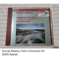 Dvorak Sibelius Violin Concertos CD (sealed)