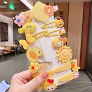 Gratis Ongkir - Jepit Rambut Set 14 in 1 Model Karakter 3D Lucu / Aksesoris Jepitan Rambut Anak