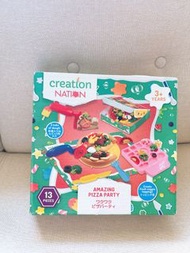 Creation Nation小廚神👩🏻‍🍳 創意薄餅DIY整Pizza學習玩具培樂多泥膠套裝🍕煮飯仔 生日聖誕禮物 amazing pizza party toy play set