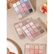 eyeshadow palette glitter eyeshadow HOLD LIVE Checkered Eyeshadow Palette 16 Colors ins Super Hot Ch