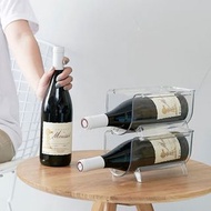 透明紅酒架($98/2個/包送貨) 雪櫃汽水收納酒架紅酒架紅酒擺架可疊加酒架葡萄酒酒架層疊酒架