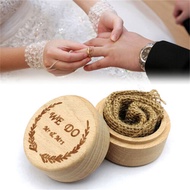 Wooden Wedding Wood 'Ring Rustic Holder Engagement Bearer Wedding Engagement Ring Box Wood Ring Box