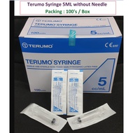 [LUER LOCK] [1 PCS] Terumo Syringe Luer Lock 3ml/3cc, 5ml/5cc, 10ml/10cc, 20ml/20cc, 50ml/50cc 1pcs 