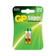 GP Super Alkaline AAAA Battery (2pcs/Card)