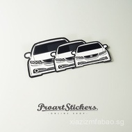 Popular PROart Original CIVIC Si FB6/FB29th Gen Civic Reflective Car Sticker Glass Fuel Tank Cap Dec