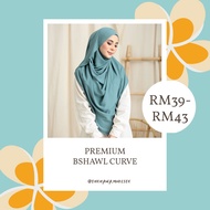 DYANADISE - Premium Bshawl (Bawal Shawl) Labuh Depan Belakang Bidang 45, 50 & 60