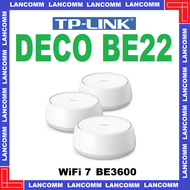 TP-LINK Deco BE22 BE3600 Whole Home Mesh WiFi 7 System Router