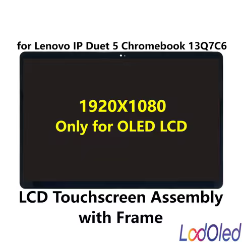 13.3ββ OLED FHD 5D10S39728 for Lenovo Duet 5 Chromebook 13Q7C6 LCD Touch Screen Display Digitizer As