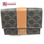 CELINE Triomphe 小型三折皮夾
