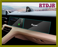 RTDJR Voor Porsche Taycan 2020-2022ระบบ Lcd Gps นำทางอัตโนมัติ Gehard Glas En Dashboard Schermer FNRTY