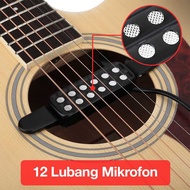 Acoustic Guitar Pickup Microphone Guitar 12 Hole 6.35mm 2.8M P-012 Universal High Quality