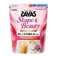 SAVAS 高級乳清蛋白 (奶茶味) 900克，塑形美容 ，女性專用美體，增肌大豆蛋白粉，meiji 乳清蛋白粉維他命 維生素 健身日本製明治 (平行進口)08609
