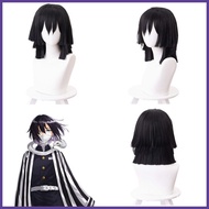 Ready Stock Demon Slayer Kimetsu No Yaiba Obanai Iguro Cosplay Costume Hashira Uniform Outfit for Co