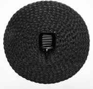 Loftyan Set of 6 Round Braided Placemats for Dining Table Woven Heat Resistant Table Mats Placemats 