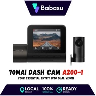 70mai A200-1 Dash Cam Set with 1080 Full HD, Dual Channel Record, Night Vision, Parking Camera, Car 