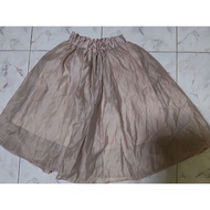 T782(F62)Gp5 Girls' Skirt Smocked Waist Wedding Chiffon Net Outside The Inner Layer Has Lining Beaut